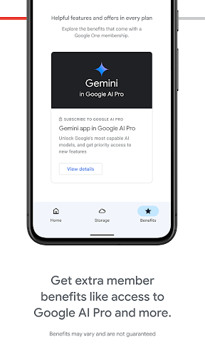 Google One 档位对比