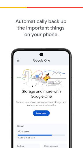 Google One 应用界面